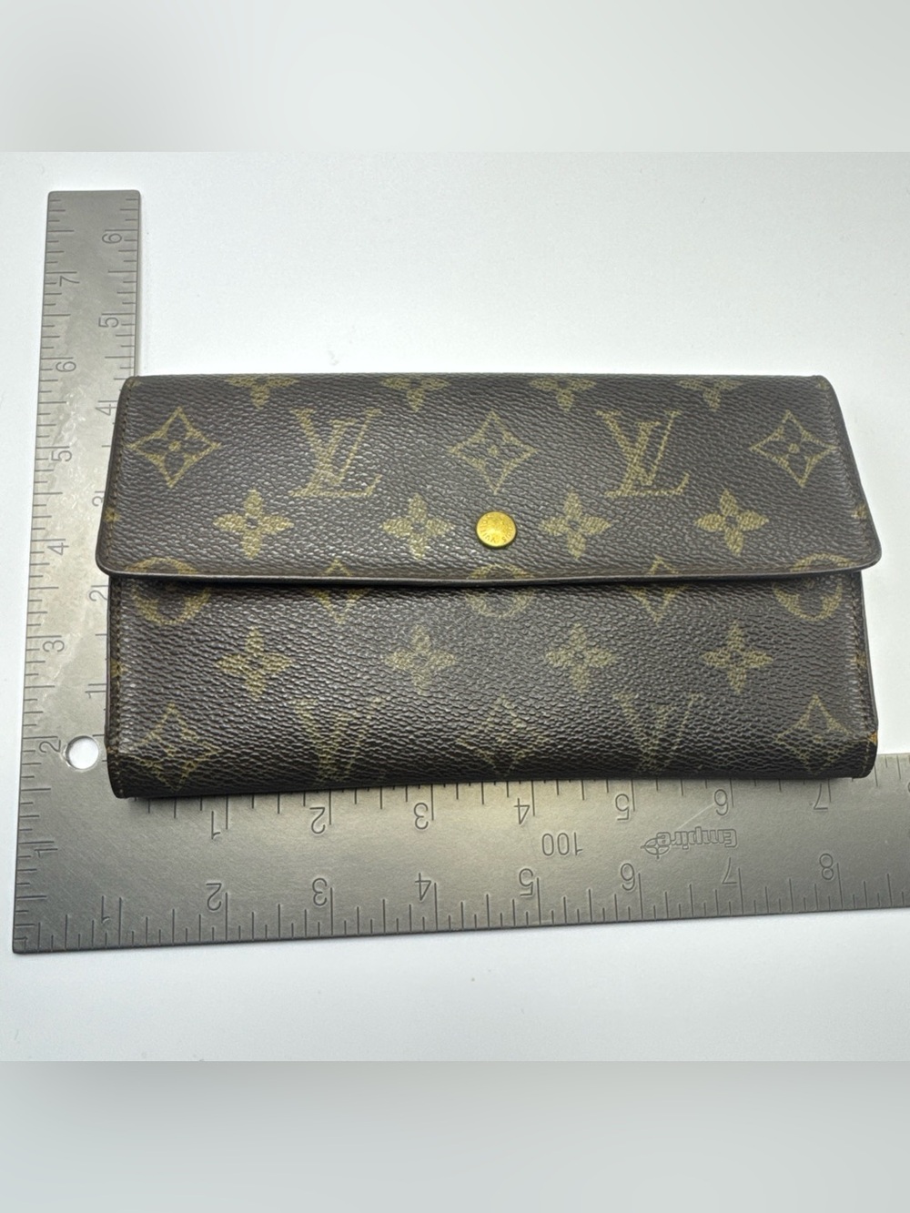 Vintage Louis Vuitton Portefeuille Sarah Monogram Long Wallet 1990 France - Picture 15 of 15